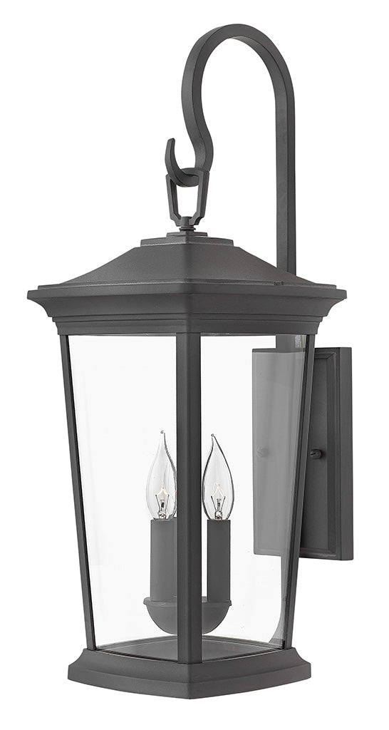 BROMLEY-Extra Large Wall Mount Lantern Outdoor Wall Lights Hinkley Museum Black