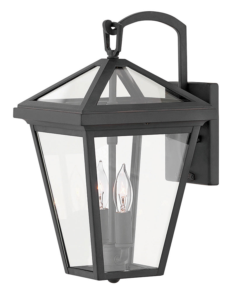 ALFORD PLACE Wall Mount Lantern Outdoor Wall Lights Hinkley Museum Black 14H x8W x9L