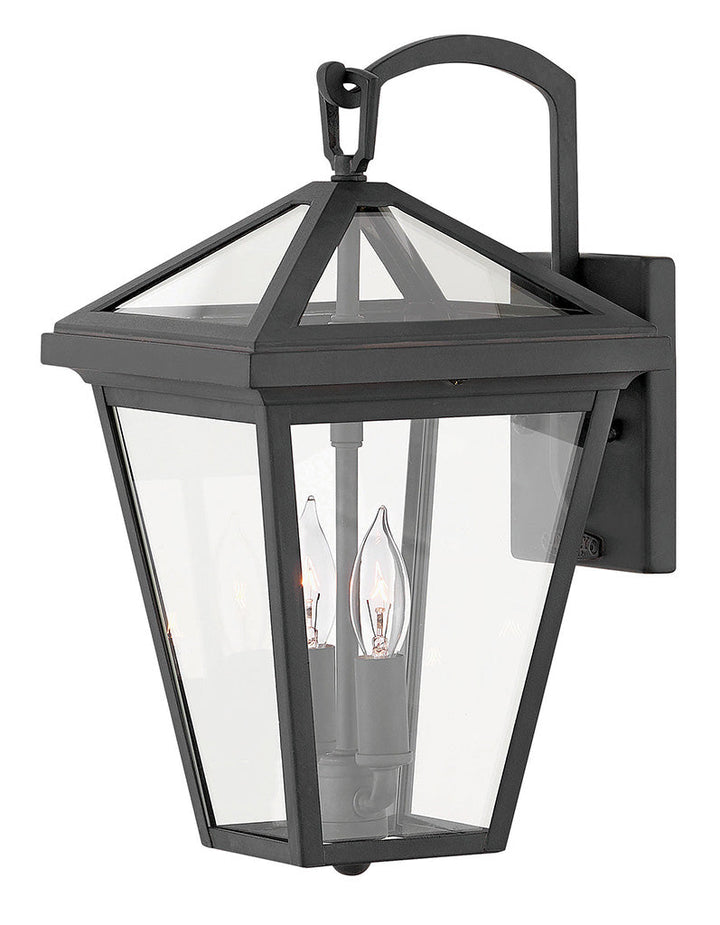 OUTDOOR ALFORD PLACE Wall Mount Lantern Outdoor Wall Lights Hinkley Museum Black 9.0x8.0x14.0