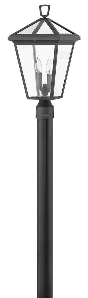 ALFORD PLACE-Medium Post Top or Pier Mount Lantern Pier & Post Mount Lights Hinkley Museum Black