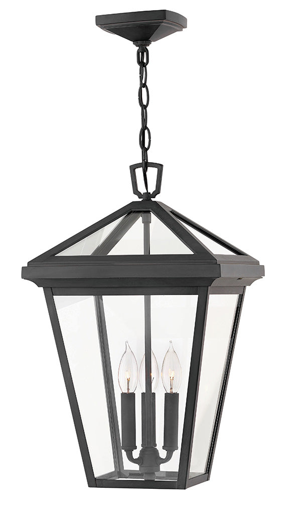 ALFORD PLACE Large Hanging Lantern 2562 Outdoor Hanging Lights Hinkley Museum Black