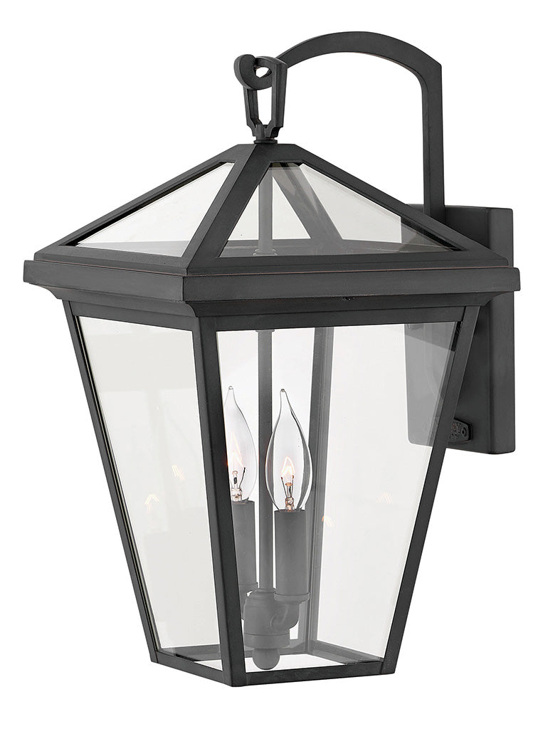 OUTDOOR ALFORD PLACE Wall Mount Lantern Outdoor Wall Lights Hinkley Museum Black 11.25x10.0x17.5