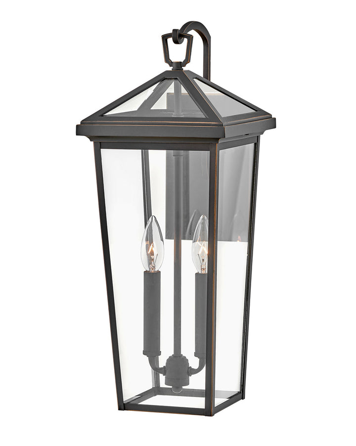 OUTDOOR ALFORD PLACE Wall Mount Lantern Outdoor Wall Lights Hinkley Oil Rubbed Bronze 9.0x8.0x20.0