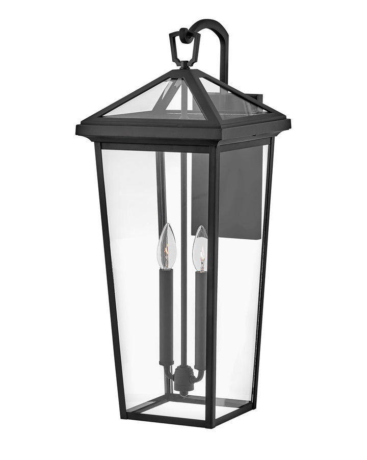 OUTDOOR ALFORD PLACE Wall Mount Lantern Outdoor Wall Lights Hinkley Museum Black 11.25x10.0x26.0