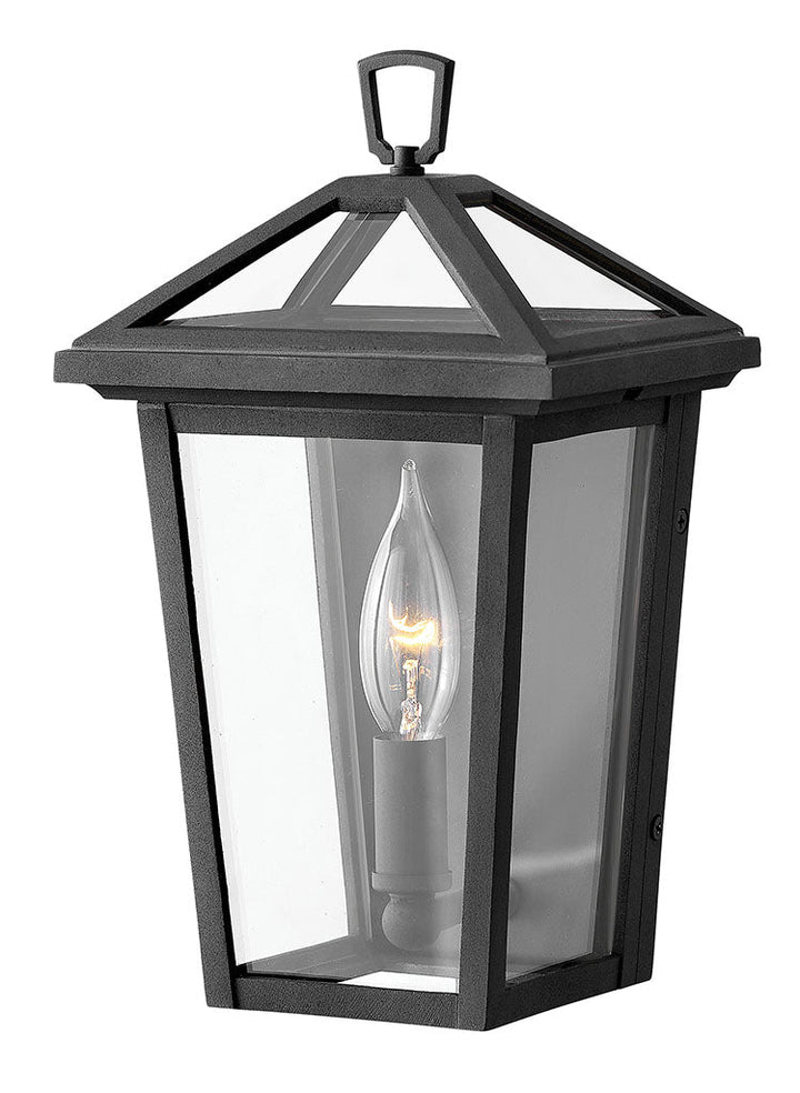 OUTDOOR ALFORD PLACE Wall Mount Lantern Outdoor Wall Lights Hinkley Museum Black 5.25x6.5x11.5