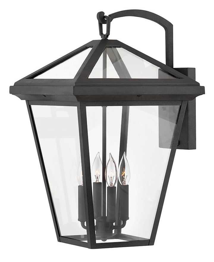 OUTDOOR ALFORD PLACE Wall Mount Lantern Outdoor Wall Lights Hinkley Museum Black 15.5x14.0x24.0