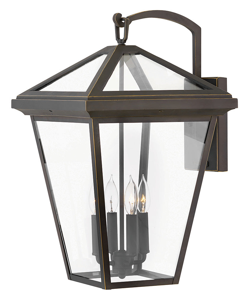 OUTDOOR ALFORD PLACE Wall Mount Lantern Outdoor Wall Lights Hinkley Oil Rubbed Bronze 15.5x14.0x24.0