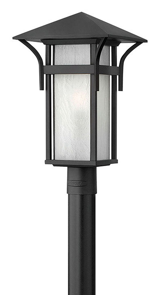 OUTDOOR HARBOR Post Top or Pier Mount Lantern Pier & Post Mount Lights Hinkley Satin Black 11.0x11.0x19.5