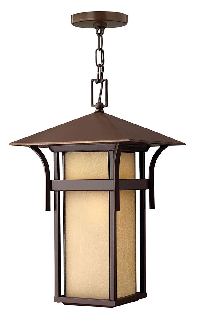 OUTDOOR HARBOR Hanging Lantern Outdoor Hanging Lights Hinkley Anchor Bronze 11.0x11.0x19.0