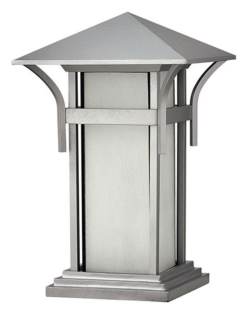 OUTDOOR HARBOR Pier Mount Lantern Outdoor Wall Lights Hinkley Titanium 11.0x11.0x17.0