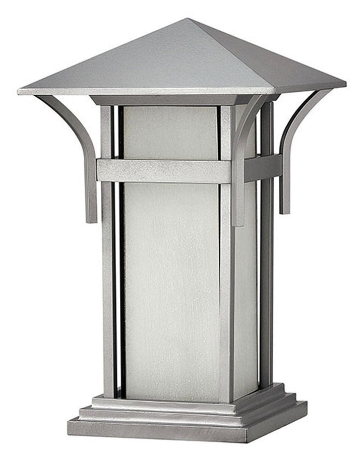 OUTDOOR HARBOR Pier Mount Lantern Outdoor Wall Lights Hinkley Titanium 11.0x11.0x17.0