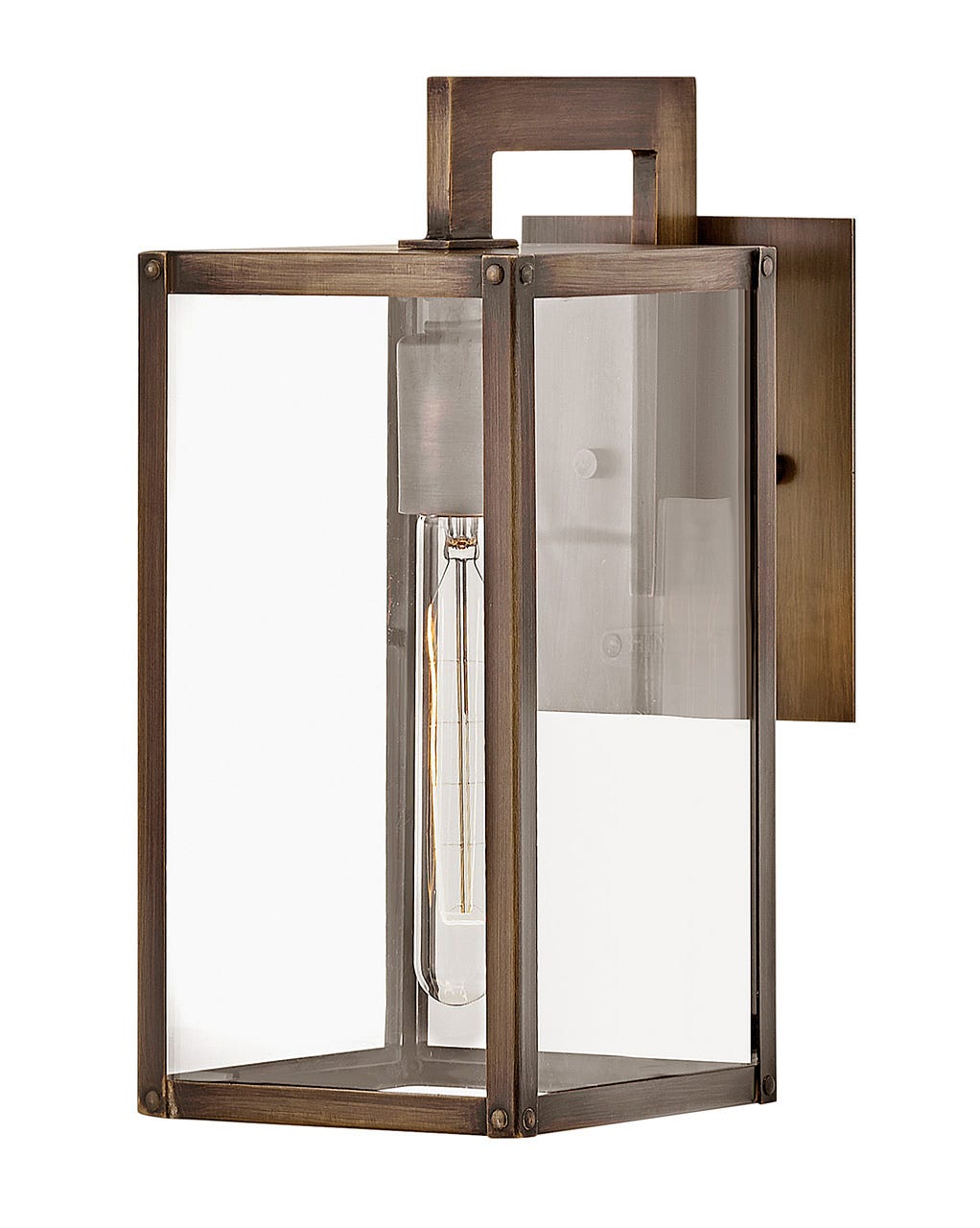 OUTDOOR MAX Wall Mount Lantern Outdoor Wall Lights Hinkley Burnished Bronze 9.0x6.0x13.25