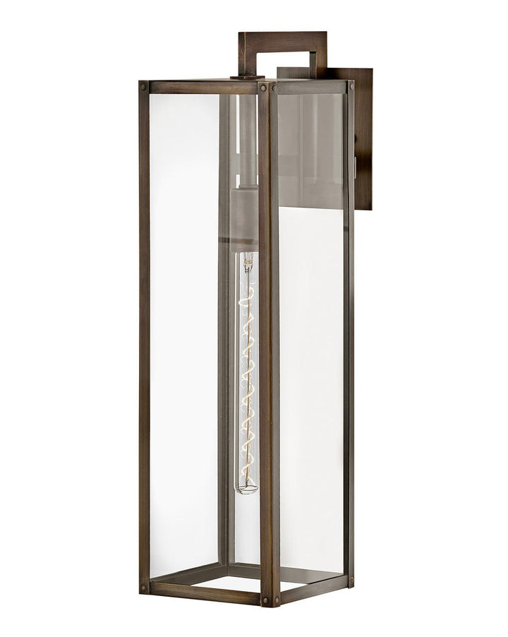 OUTDOOR MAX Wall Mount Lantern Outdoor Wall Lights Hinkley Burnished Bronze 10.5x7.0x25.0