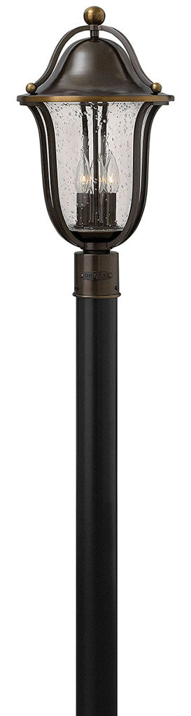 OUTDOOR BOLLA Post Top or Pier Mount Lantern Pier & Post Mount Lights Hinkley Olde Bronze 11.0x11.0x20.5