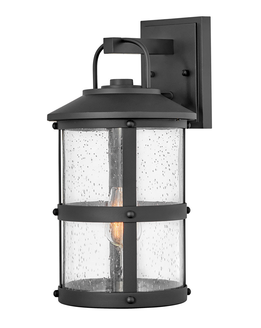 OUTDOOR LAKEHOUSE Wall Mount Lantern Outdoor Wall Lights Hinkley Black 10.5x9.0x17.25