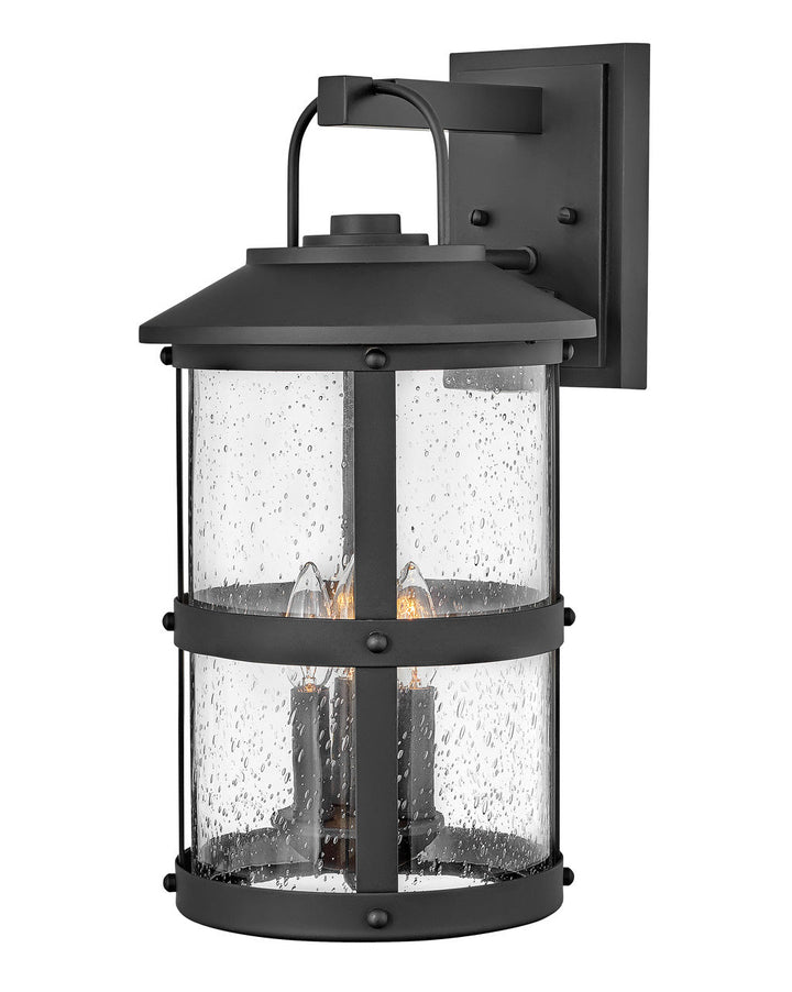 OUTDOOR LAKEHOUSE Wall Mount Lantern Outdoor Wall Lights Hinkley Black 12.0x10.5x19.75