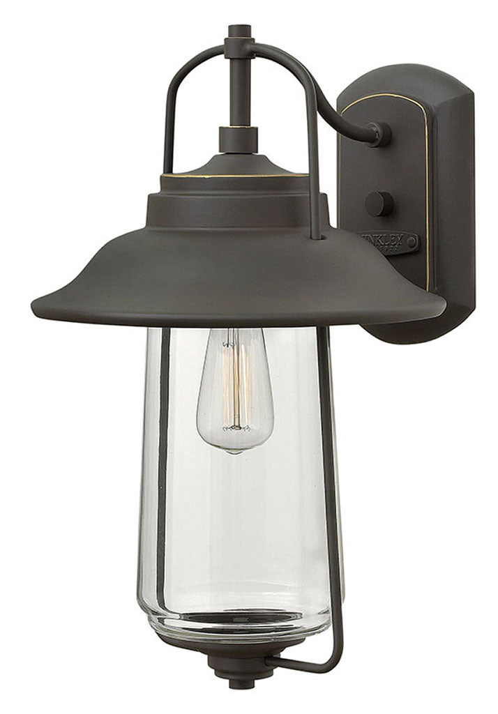 OUTDOOR BELDEN PLACE Wall Mount Lantern Outdoor Wall Lights Hinkley Oil Rubbed Bronze 11.0x10.0x16.0