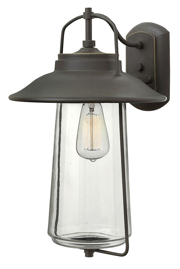 OUTDOOR BELDEN PLACE Wall Mount Lantern Outdoor Wall Lights Hinkley Oil Rubbed Bronze 13.0x12.0x19.25