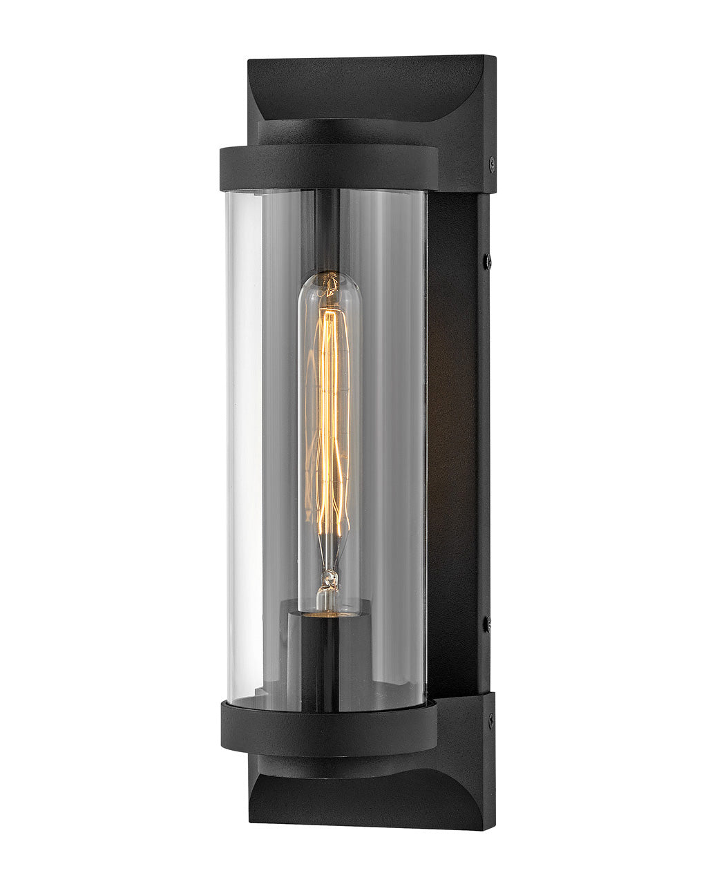 OUTDOOR PEARSON Wall Mount Lantern Outdoor Wall Lights Hinkley Textured Black 4.75x4.5x14.0