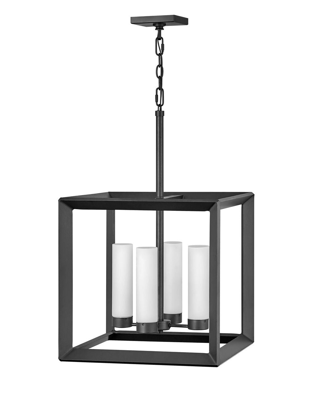 OUTDOOR RHODES Single Tier Outdoor Wall Lights Hinkley Brushed Graphite 18.25x18.25x28.25