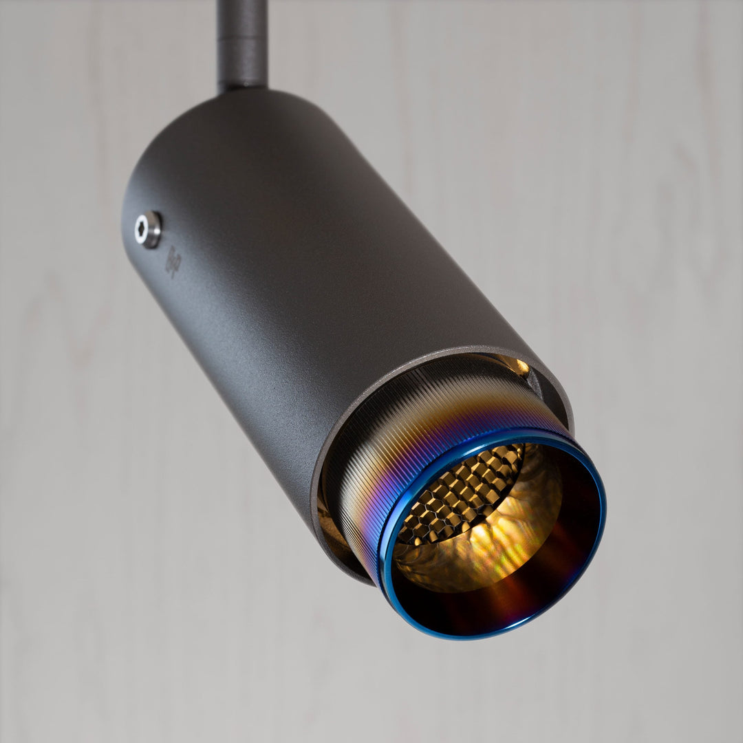 Buster + Punch Exhaust Spot / Cross or Linear Ceiling Flush Mounts Buster + Punch Graphite | Burnt Steel Linear