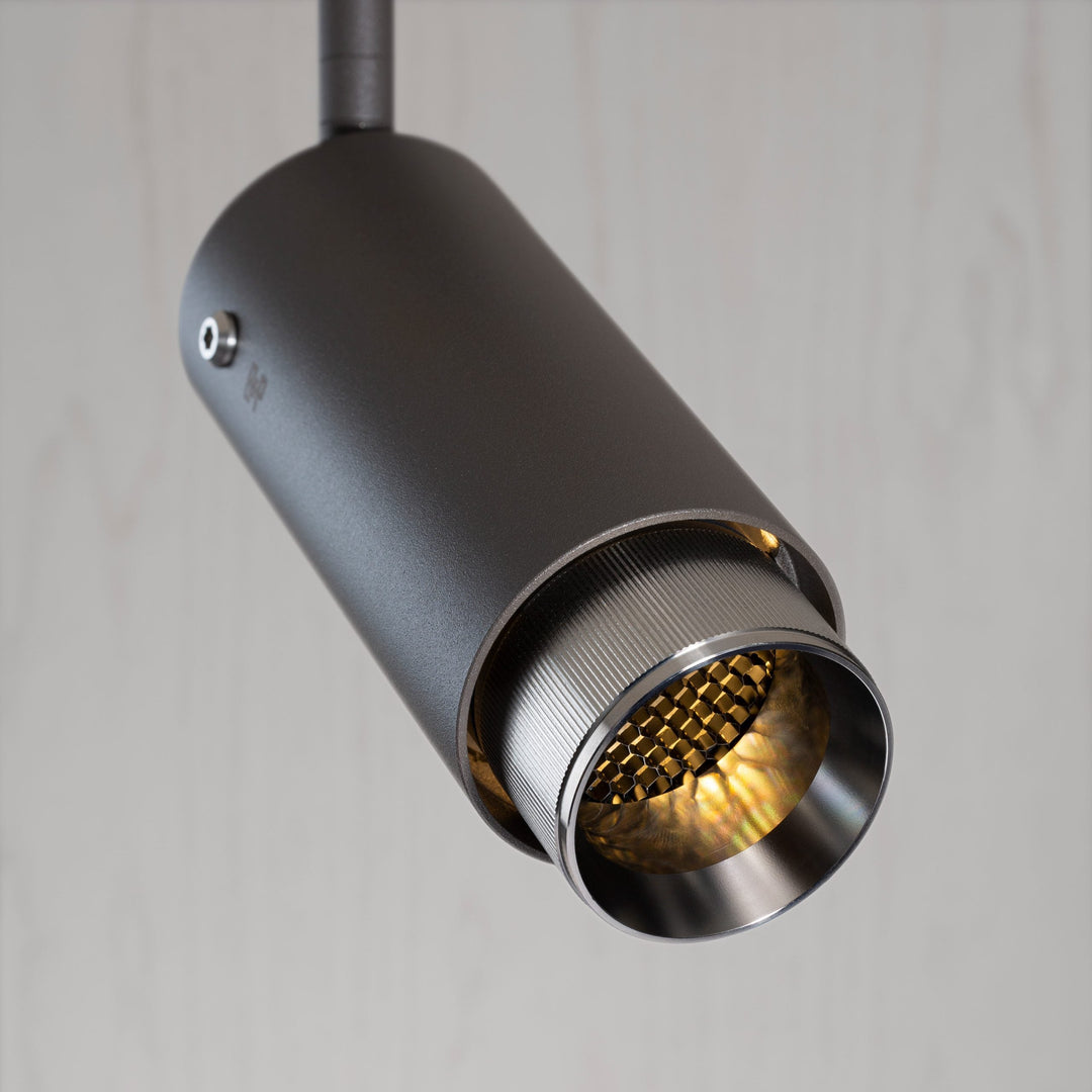 Buster + Punch Exhaust Spot / Cross or Linear Ceiling Flush Mounts Buster + Punch Graphite | Steel Linear