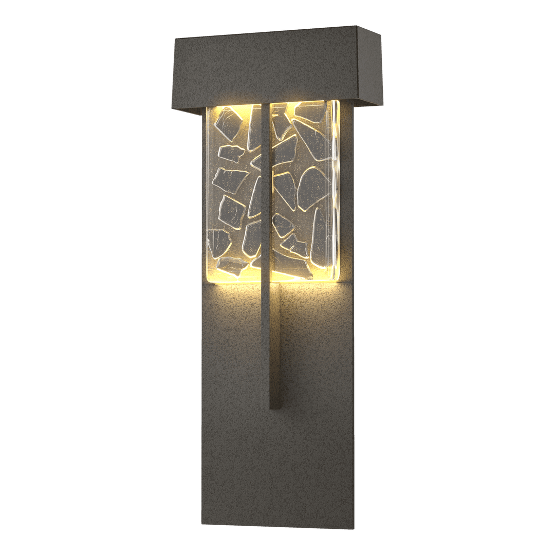 Hubbardton Forge Shard XL Outdoor Sconce Outdoor Wall Lights Hubbardton Forge Coastal Natural Iron