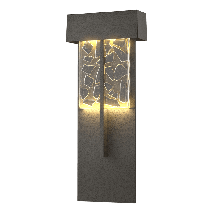 Hubbardton Forge Shard XL Outdoor Sconce Outdoor Wall Lights Hubbardton Forge Coastal Natural Iron
