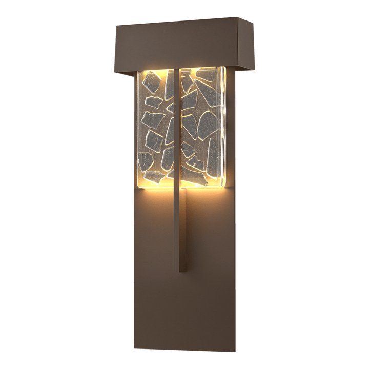 Hubbardton Forge Shard XL Outdoor Sconce Outdoor Wall Lights Hubbardton Forge Coastal Bronze