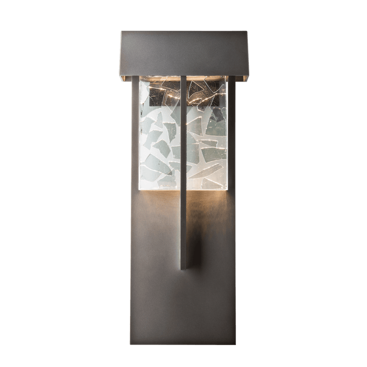 Hubbardton Forge Shard XL Outdoor Sconce Outdoor Wall Lights Hubbardton Forge Coastal Dark Smoke