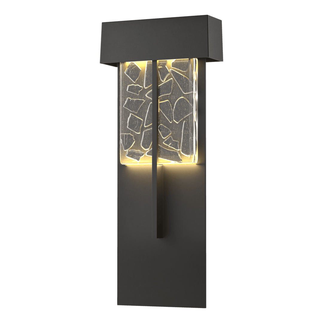 Hubbardton Forge Shard XL Outdoor Sconce Outdoor Wall Lights Hubbardton Forge Coastal Black
