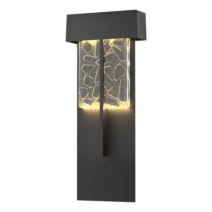 Hubbardton Forge Shard XL Outdoor Sconce Outdoor Wall Lights Hubbardton Forge Coastal Black