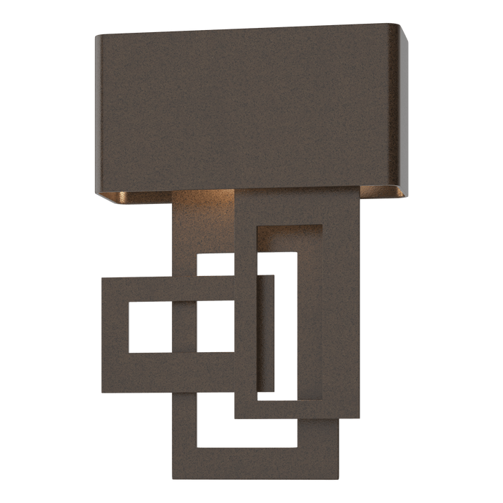 Hubbardton Forge Right Collage Small Dark Sky Friendly LED Outdoor Sconce Outdoor Wall Lights Hubbardton Forge Coastal Oil Rubbed Bronze