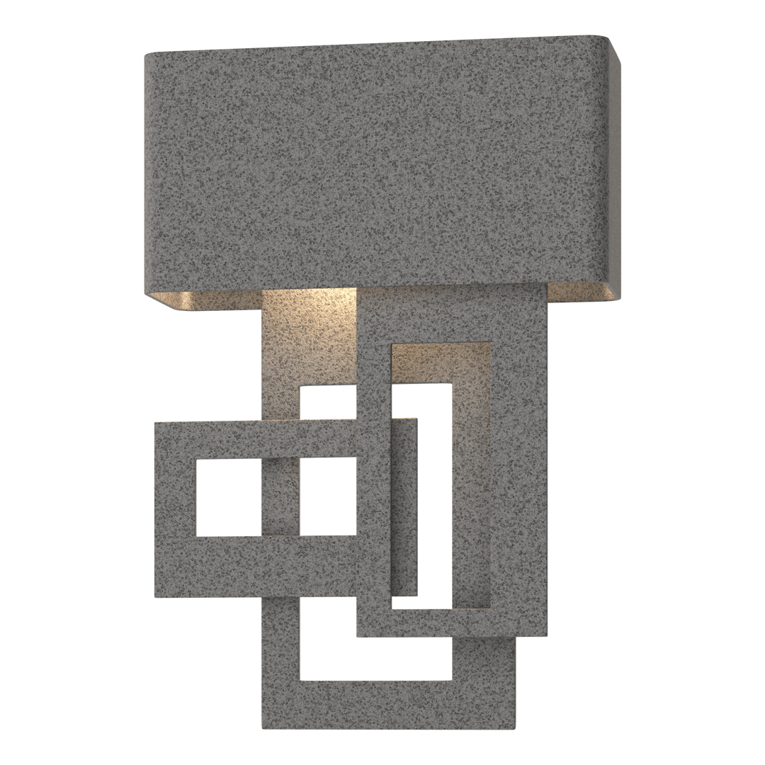 Hubbardton Forge Right Collage Small Dark Sky Friendly LED Outdoor Sconce Outdoor Wall Lights Hubbardton Forge Coastal Natural Iron