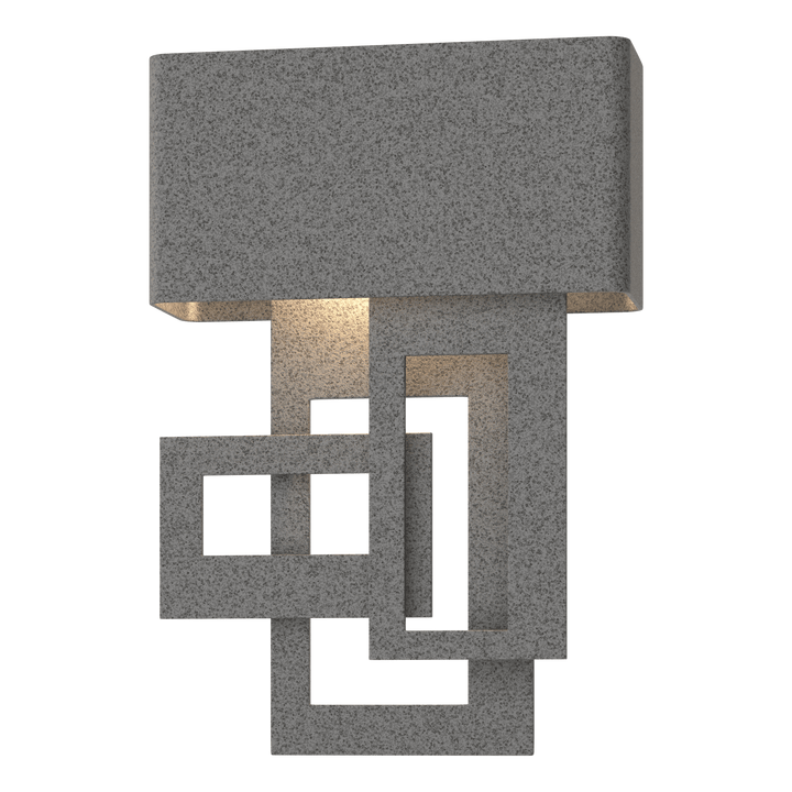 Hubbardton Forge Right Collage Small Dark Sky Friendly LED Outdoor Sconce Outdoor Wall Lights Hubbardton Forge Coastal Natural Iron