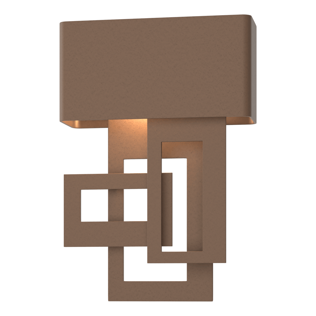 Hubbardton Forge Right Collage Small Dark Sky Friendly LED Outdoor Sconce Outdoor Wall Lights Hubbardton Forge Coastal Bronze
