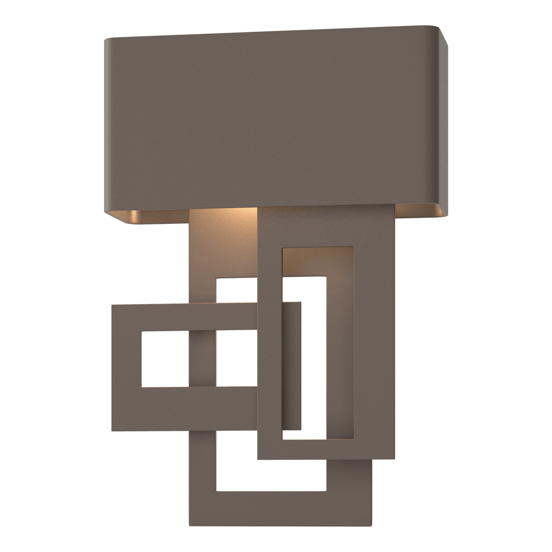 Hubbardton Forge Right Collage Small Dark Sky Friendly LED Outdoor Sconce Outdoor Wall Lights Hubbardton Forge Coastal Dark Smoke