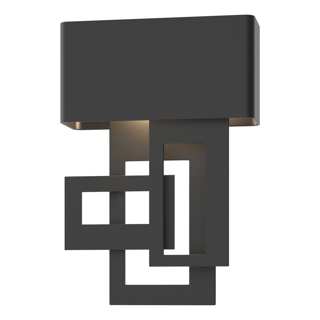 Hubbardton Forge Right Collage Small Dark Sky Friendly LED Outdoor Sconce Outdoor Wall Lights Hubbardton Forge Coastal Black