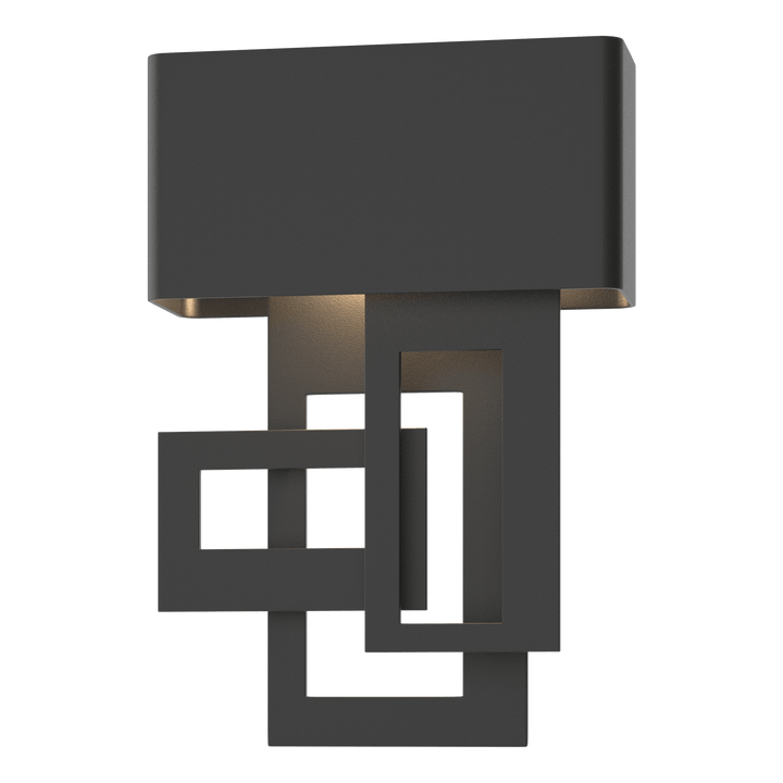 Hubbardton Forge Right Collage Small Dark Sky Friendly LED Outdoor Sconce Outdoor Wall Lights Hubbardton Forge Coastal Black