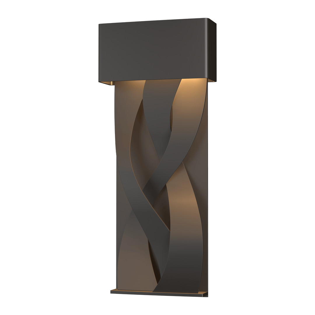 Hubbardton Forge Tress Small Dark Sky Friendly LED Outdoor Sconce Outdoor Wall Lights Hubbardton Forge Coastal Oil Rubbed Bronze