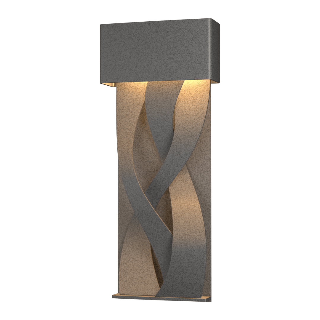 Hubbardton Forge Tress Small Dark Sky Friendly LED Outdoor Sconce Outdoor Wall Lights Hubbardton Forge Coastal Natural Iron