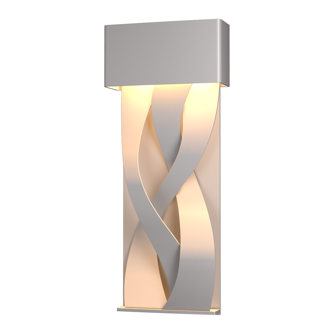 Hubbardton Forge Tress Small Dark Sky Friendly LED Outdoor Sconce Outdoor Wall Lights Hubbardton Forge Coastal Burnished Steel
