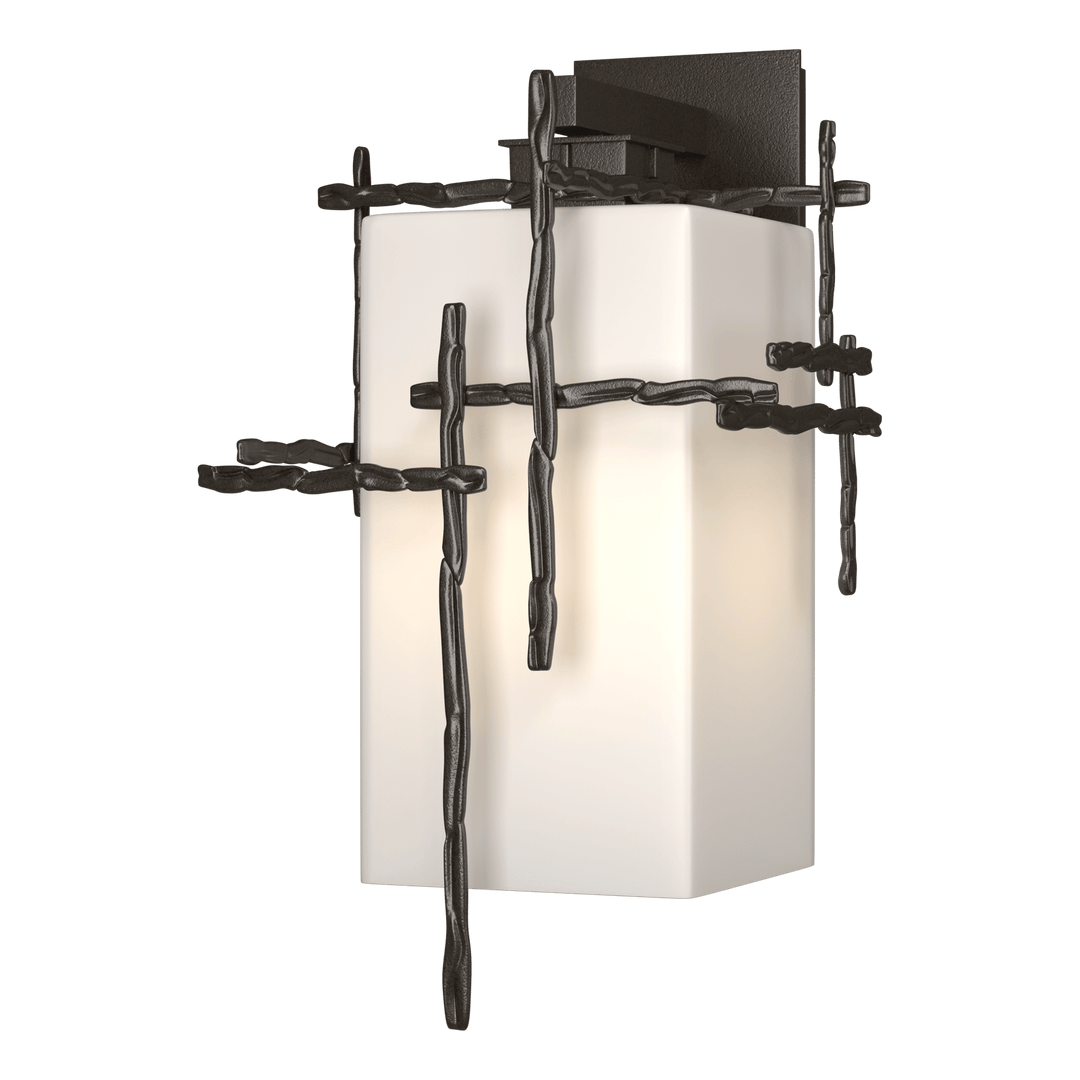 Hubbardton Forge Tura Large Outdoor Sconce Outdoor Wall Lights Hubbardton Forge Coastal Oil Rubbed Bronze