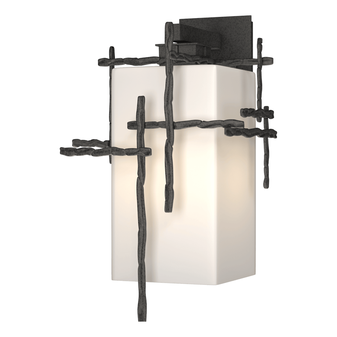 Hubbardton Forge Tura Large Outdoor Sconce Outdoor Wall Lights Hubbardton Forge Coastal Natural Iron