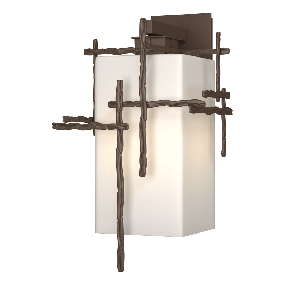 Hubbardton Forge Tura Large Outdoor Sconce Outdoor Wall Lights Hubbardton Forge Coastal Bronze