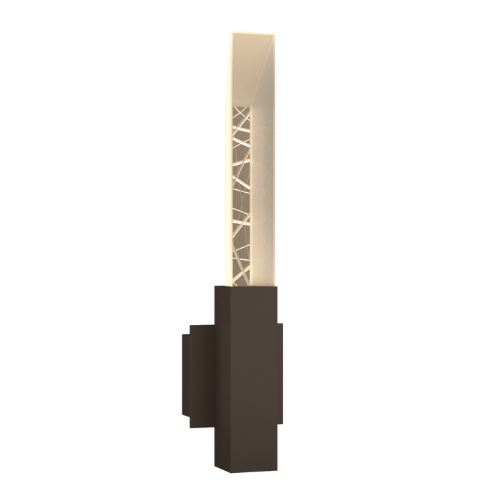 Hubbardton Forge Refraction Outdoor Sconce Outdoor Wall Lights Hubbardton Forge Coastal Bronze