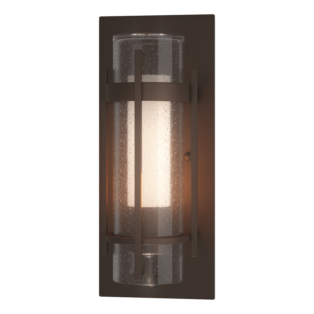 Hubbardton Forge Torch Small Outdoor Sconce Outdoor Wall Lights Hubbardton Forge Coastal Black