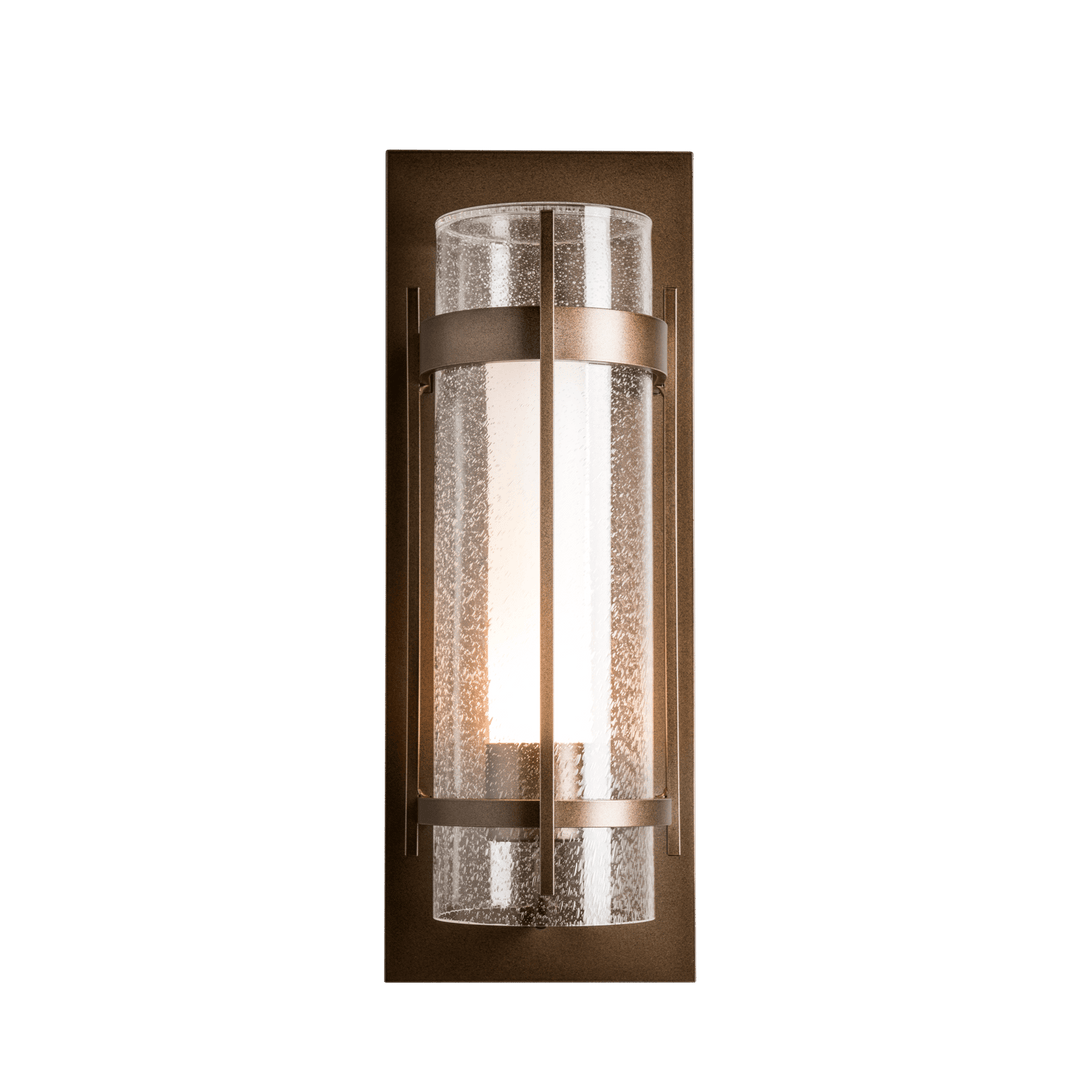 Hubbardton Forge Torch Large Outdoor Sconce Outdoor Wall Lights Hubbardton Forge Coastal Bronze