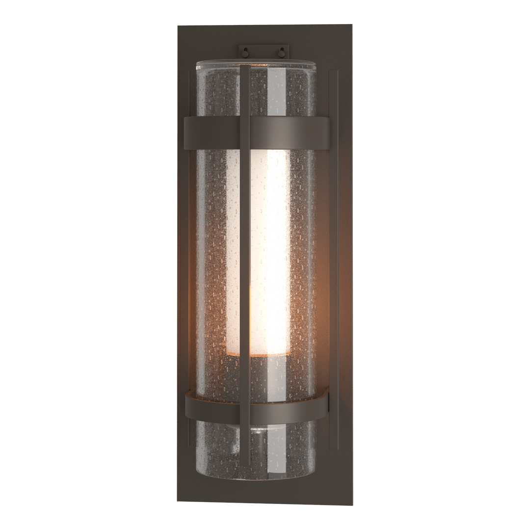 Hubbardton Forge Torch Large Outdoor Sconce Outdoor Wall Lights Hubbardton Forge Coastal Dark Smoke