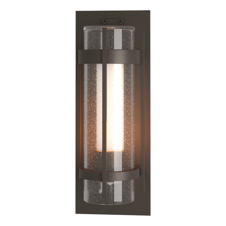 Hubbardton Forge Torch Large Outdoor Sconce Outdoor Wall Lights Hubbardton Forge Coastal Dark Smoke